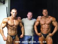 The camera shy Marc Rainbow with Jamie and Simon